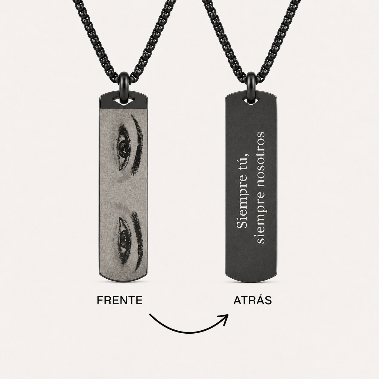 Custom Spiritual Design Plate Pendant