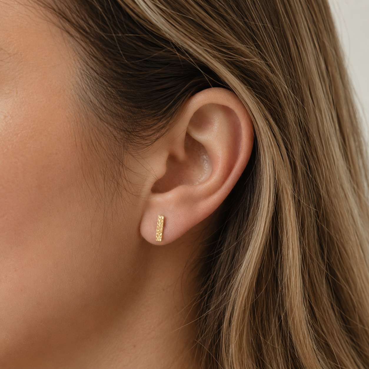 Pendientes Eira bañados en oro 18k