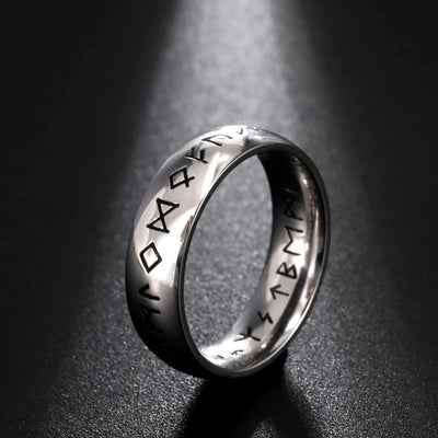 MYSTIQUE RING VIKING RUNES (NORTH STYLE) Stainless steel