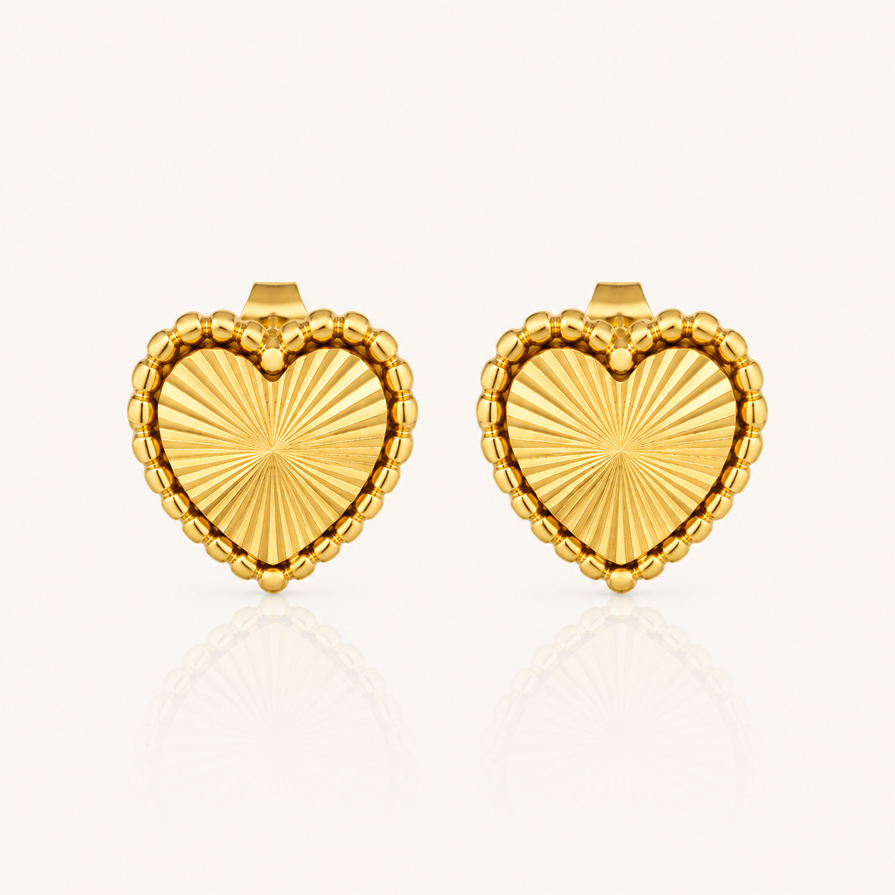 Pendientes Lia bañados en oro 18k