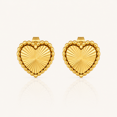 Pendientes Lia bañados en oro 18k