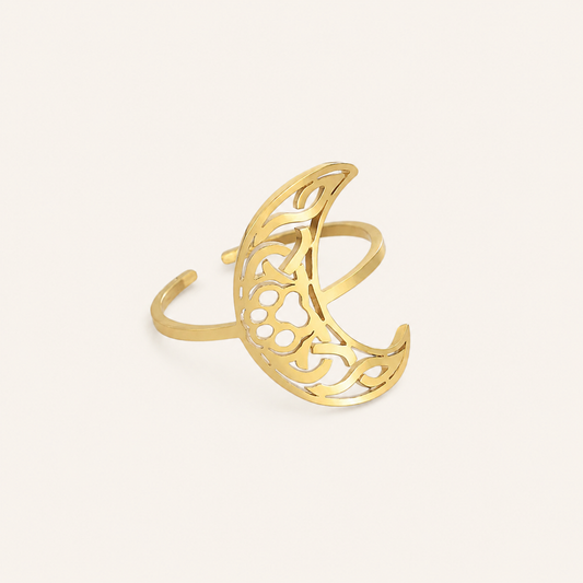 Moon Paw Ring