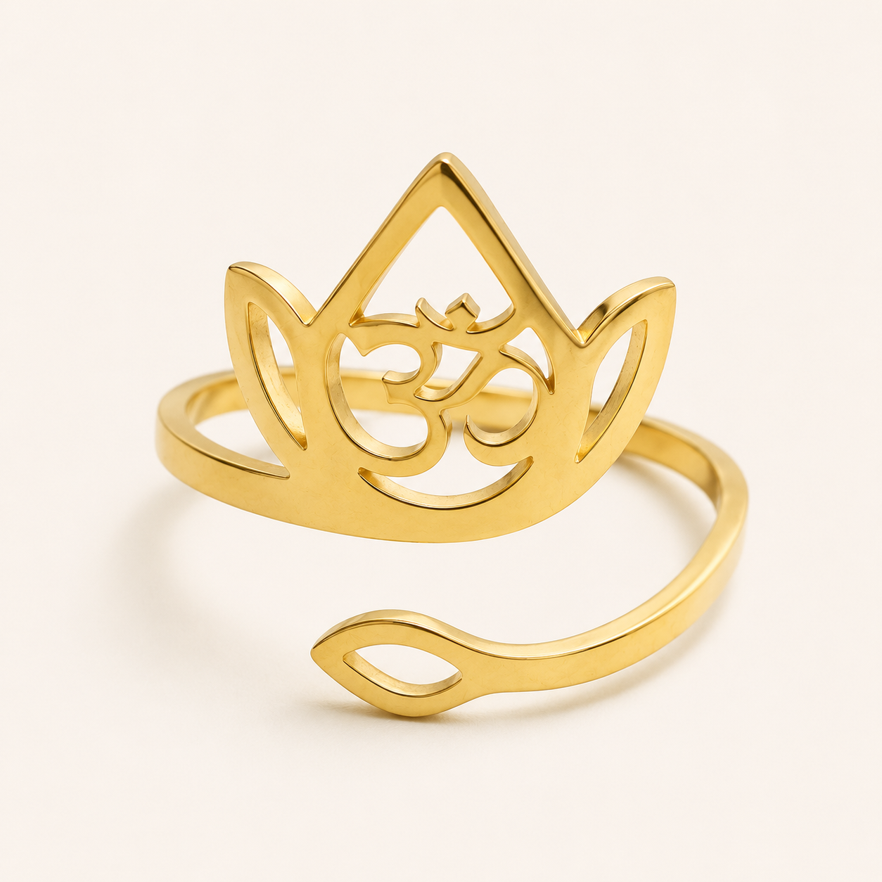 AZURA RING · Stainless steel (adjustable)
