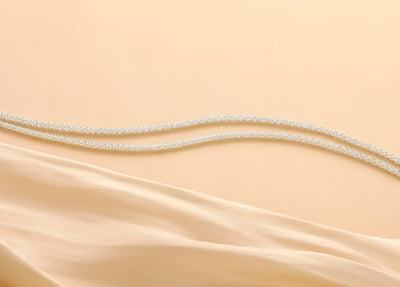 Tobillera Minimalista Doble Cadena | Tobillera Elegante Resistente y Atemporal (2x1)