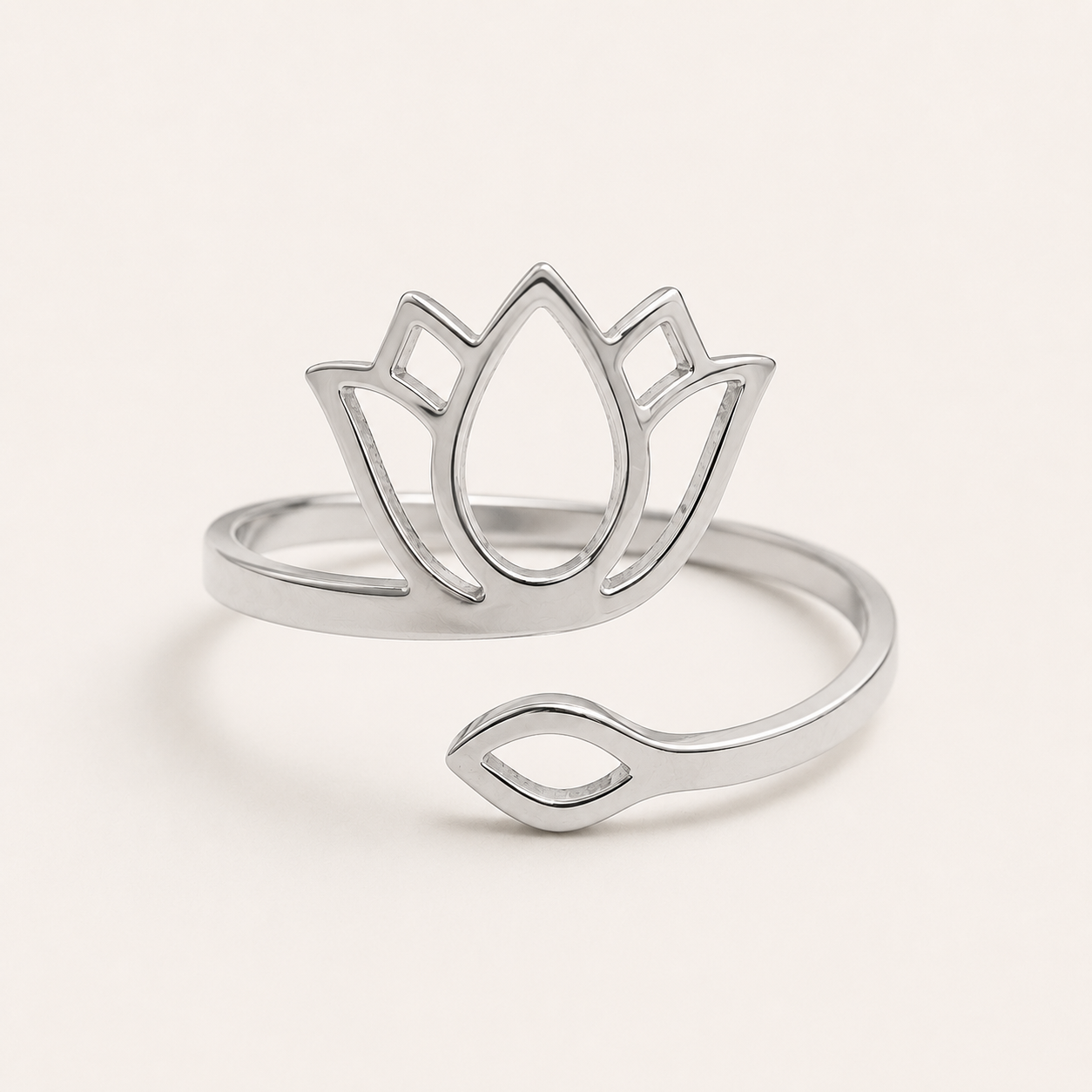 AZURA RING · Stainless steel (adjustable)