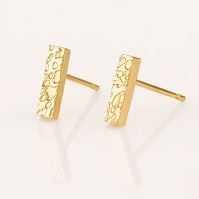 Pendientes Eira bañados en oro 18k