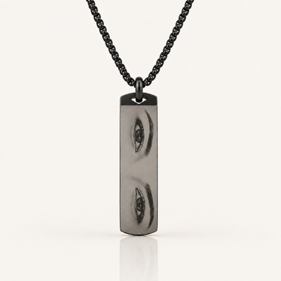 Custom Spiritual Design Plate Pendant