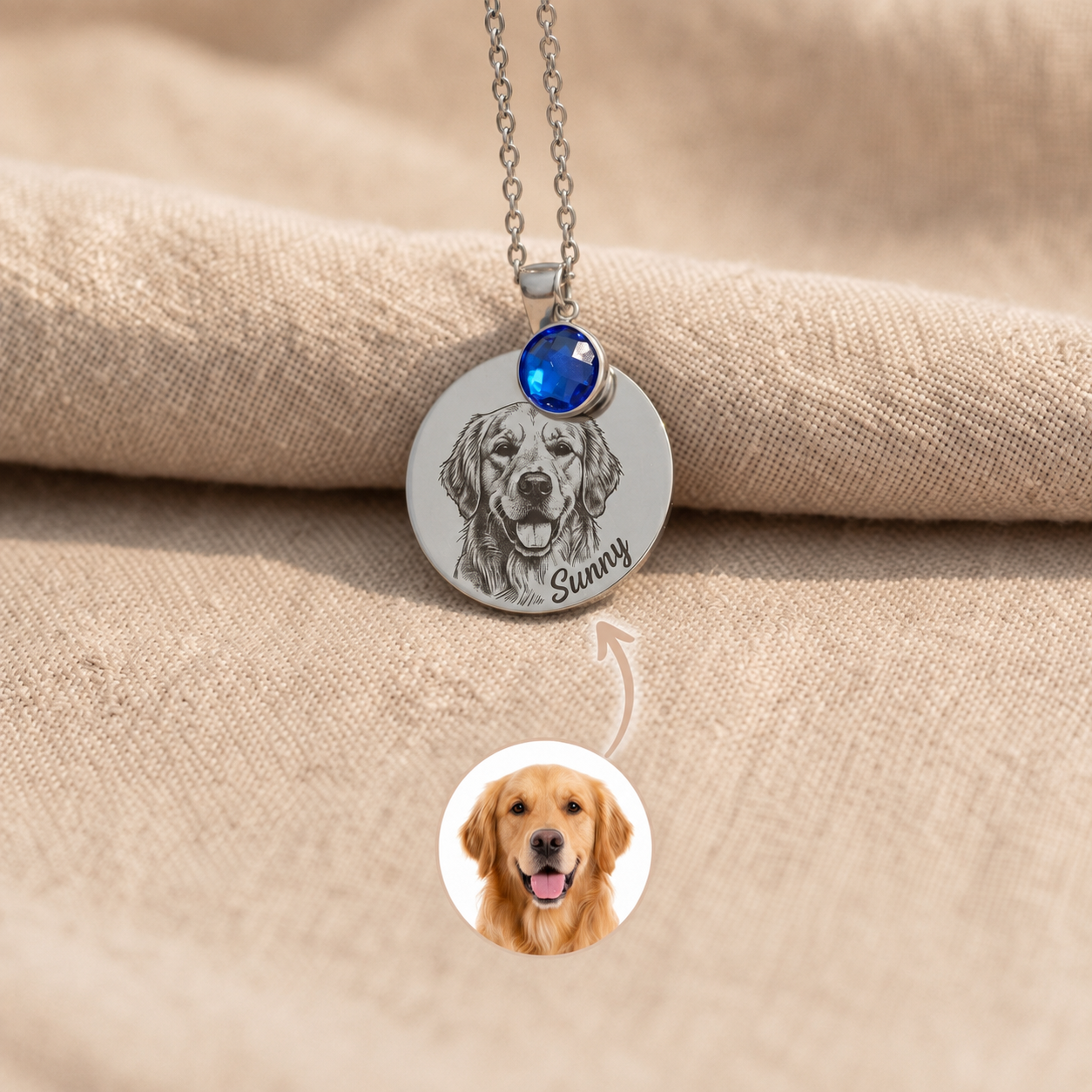 Love Lock Pendant Personalized Engraved Message