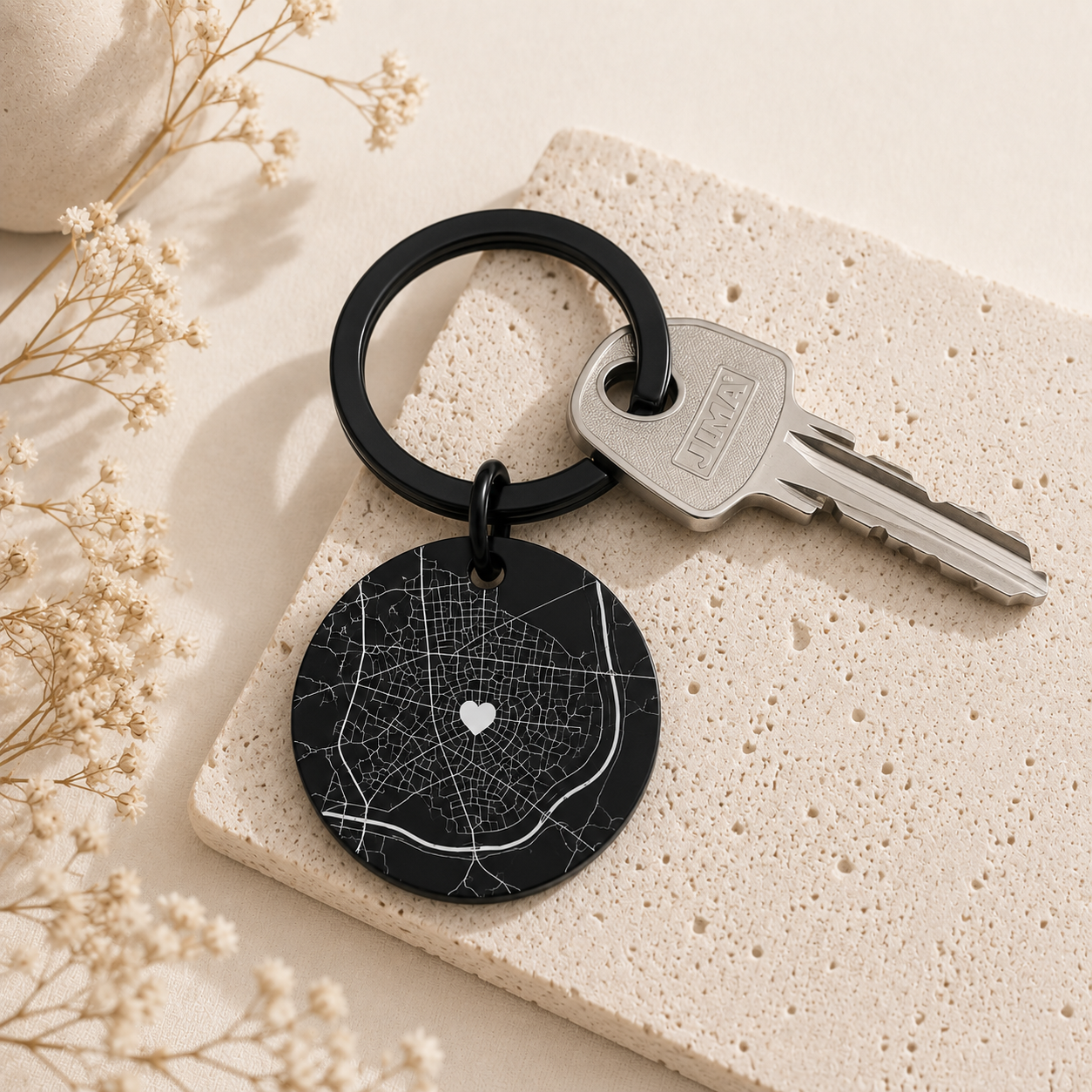 Love Lock Pendant Personalized Engraved Message