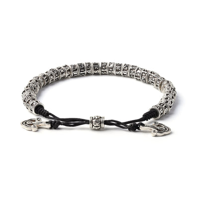 Tibetan silver account of Tibetan Buddhist Bracelet