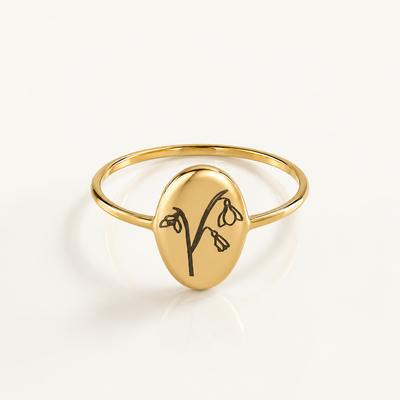 Némesis Lotus Unalome Ring