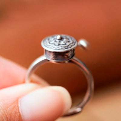 ANILLO TIBETANO GIRATORIO MANDALA (2x1)