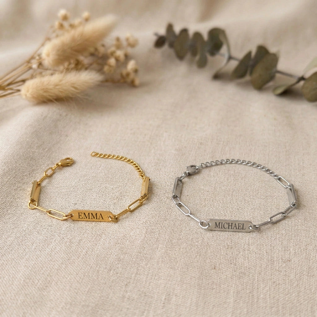 Promise Bracelet with 3 Personalized Names