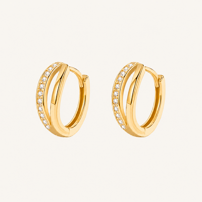 Pendientes Noa Bañados en Oro 18k
