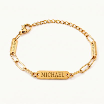 Promise Bracelet with 3 Personalized Names